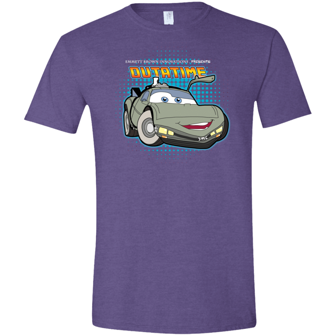 T-Shirts Heather Purple / S Time McQueen Men's Semi-Fitted Softstyle