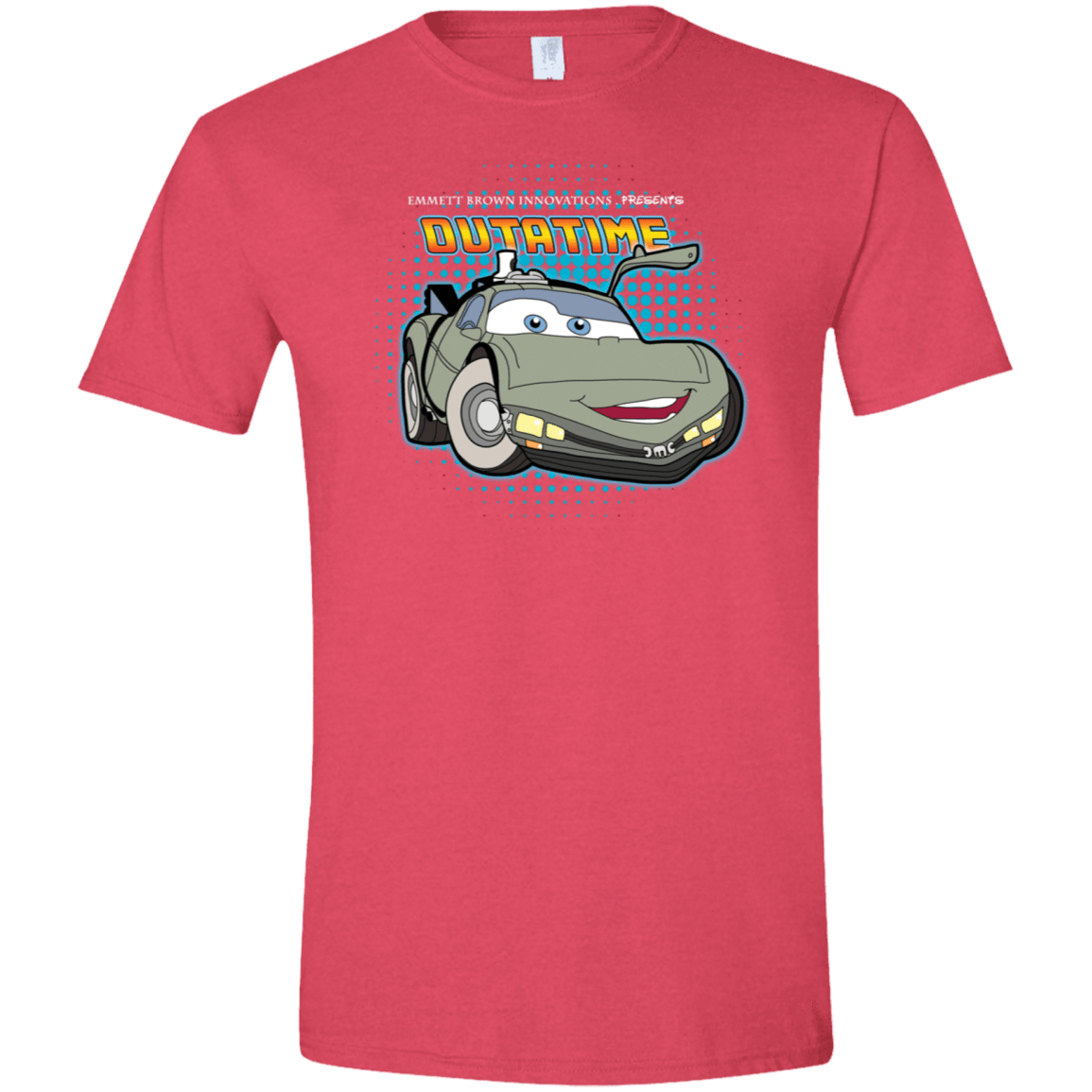 T-Shirts Heather Red / S Time McQueen Men's Semi-Fitted Softstyle