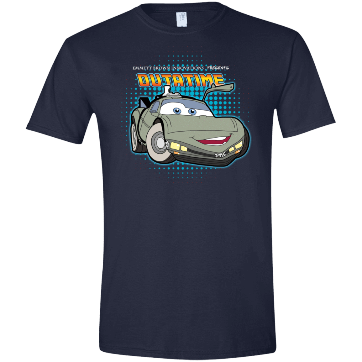 T-Shirts Navy / X-Small Time McQueen Men's Semi-Fitted Softstyle