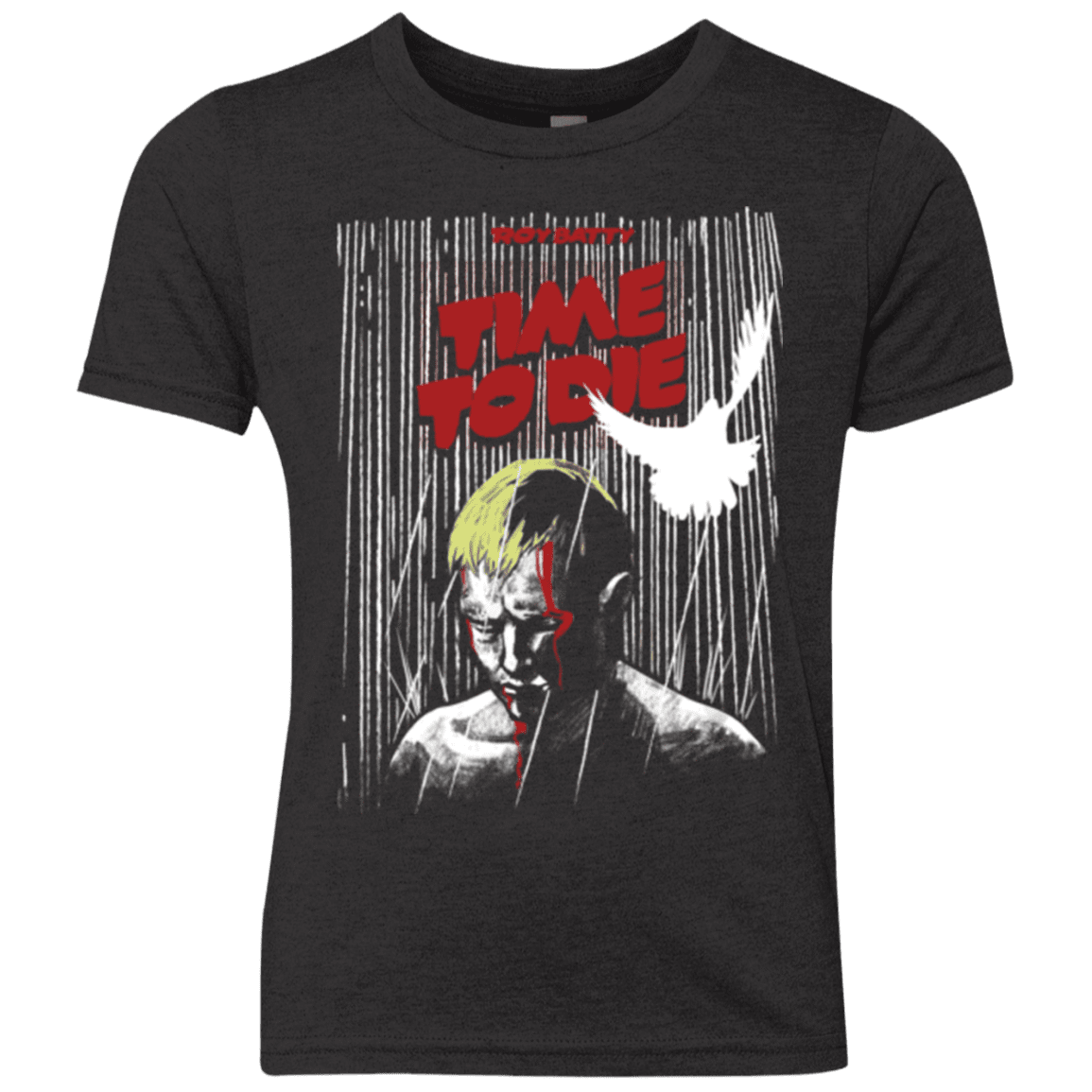 T-Shirts Vintage Black / YXS Time to die Youth Triblend T-Shirt