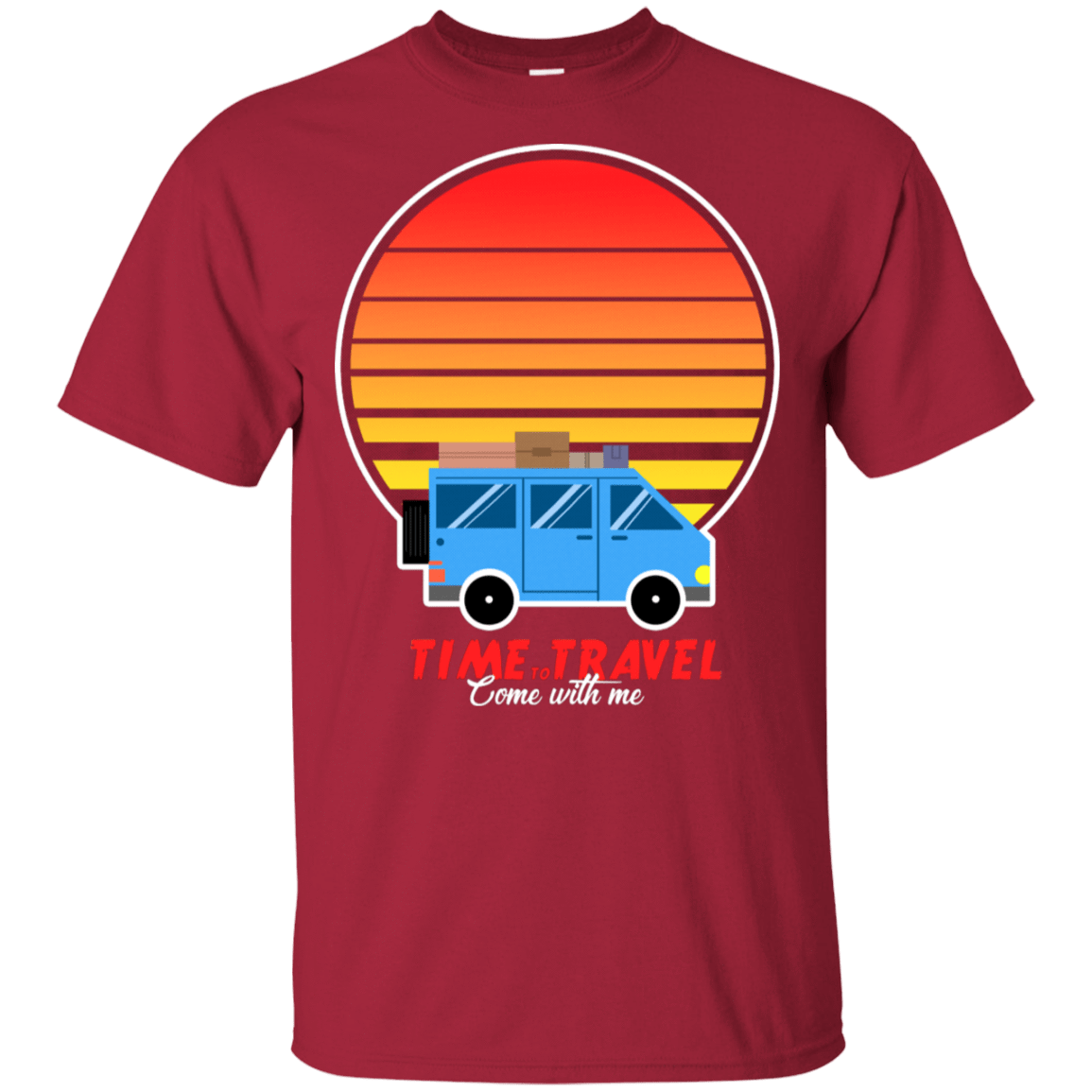 T-Shirts Cardinal / S Time to Travel T-Shirt