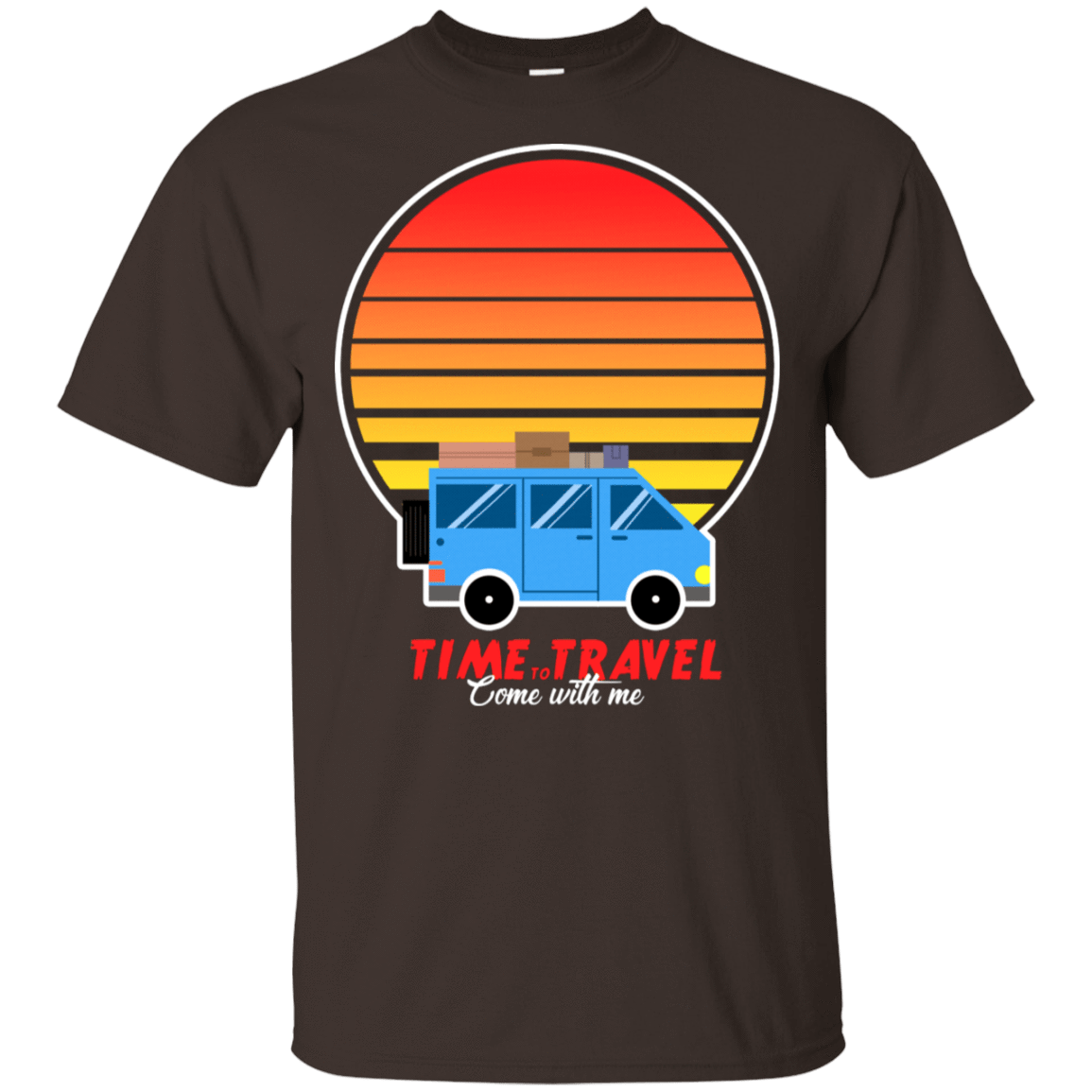 T-Shirts Dark Chocolate / S Time to Travel T-Shirt