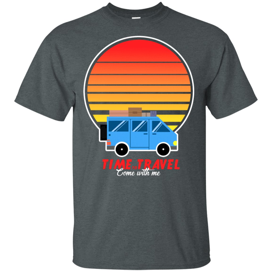 T-Shirts Dark Heather / S Time to Travel T-Shirt