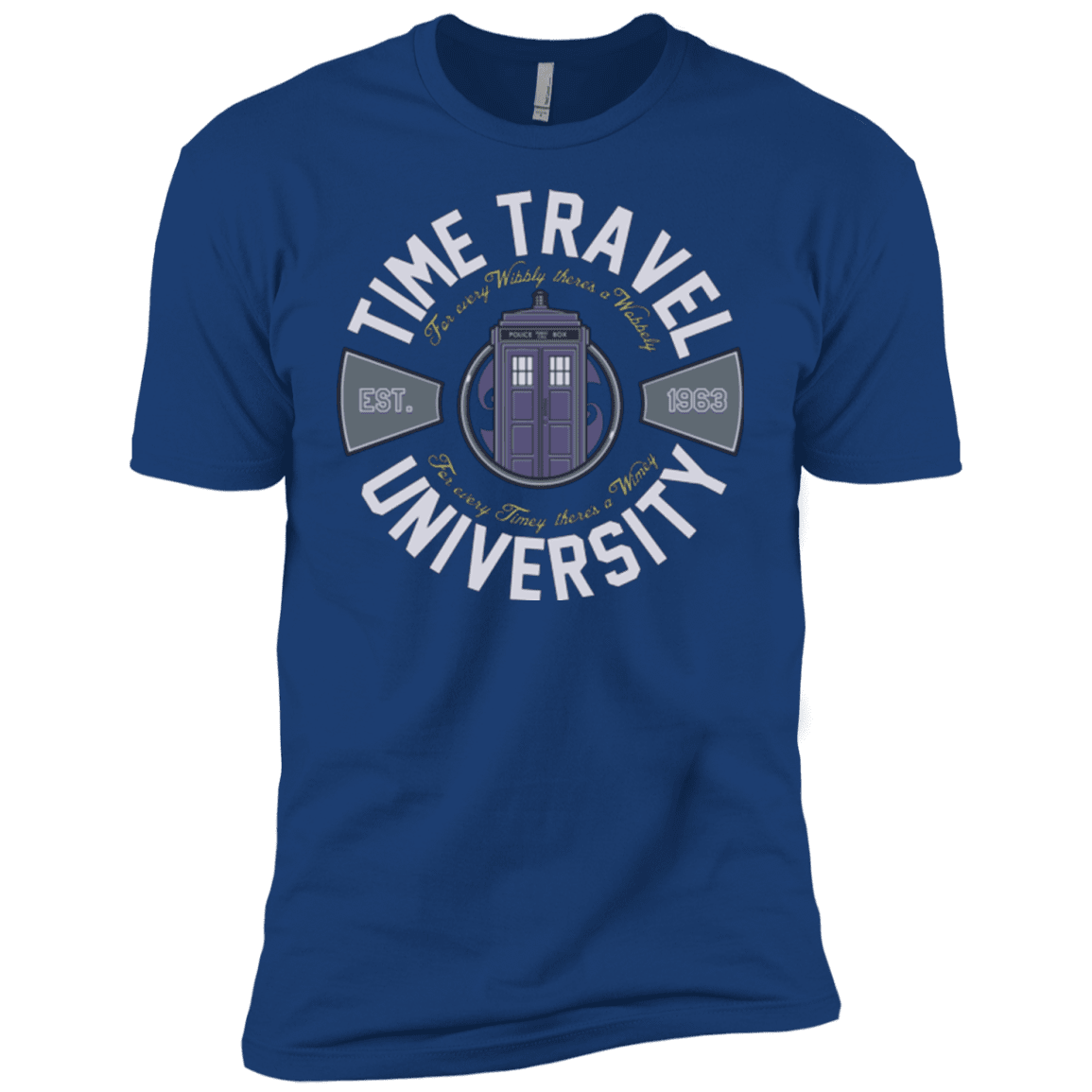 T-Shirts Royal / YXS Time Travel University Boys Premium T-Shirt
