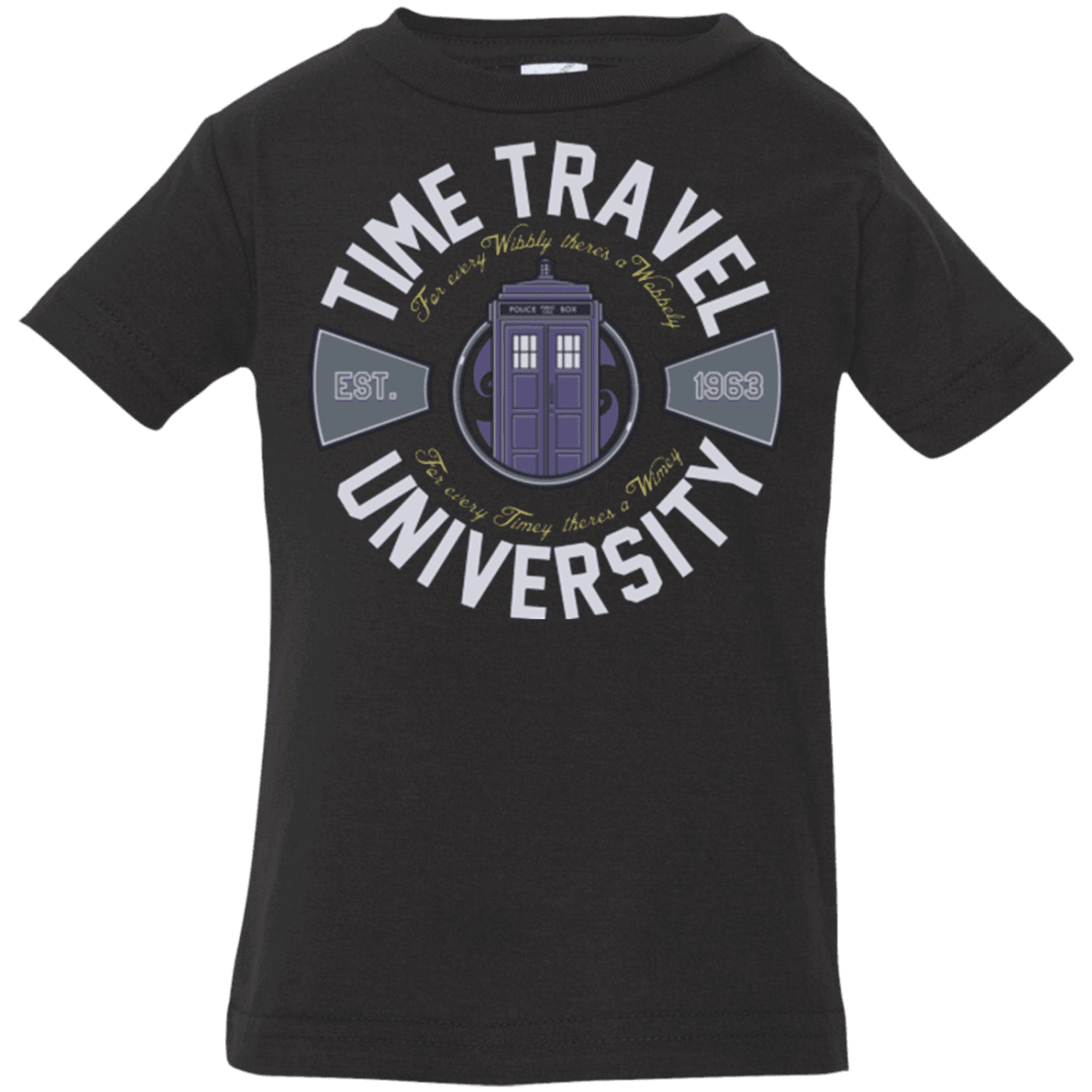 T-Shirts Black / 6 Months Time Travel University Infant PremiumT-Shirt
