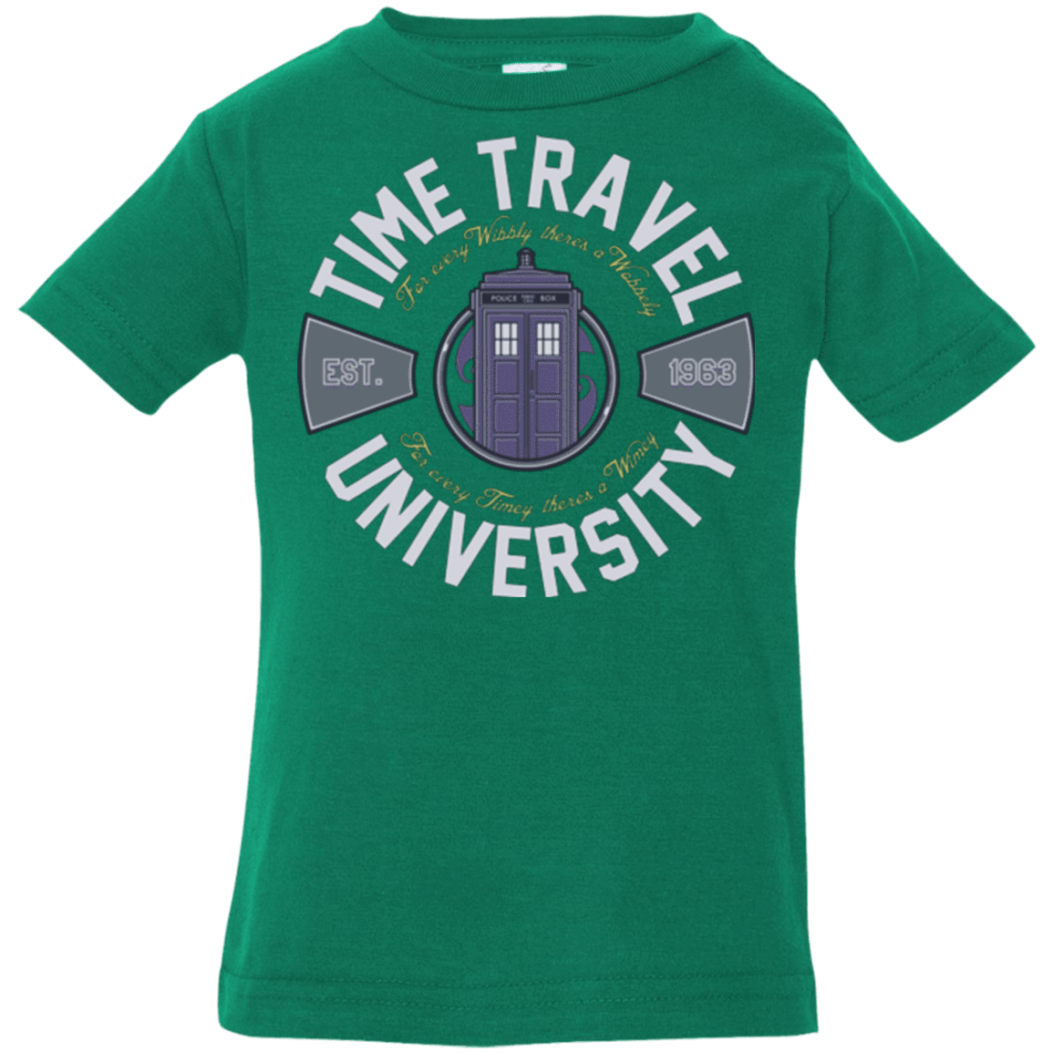 T-Shirts Kelly / 6 Months Time Travel University Infant PremiumT-Shirt