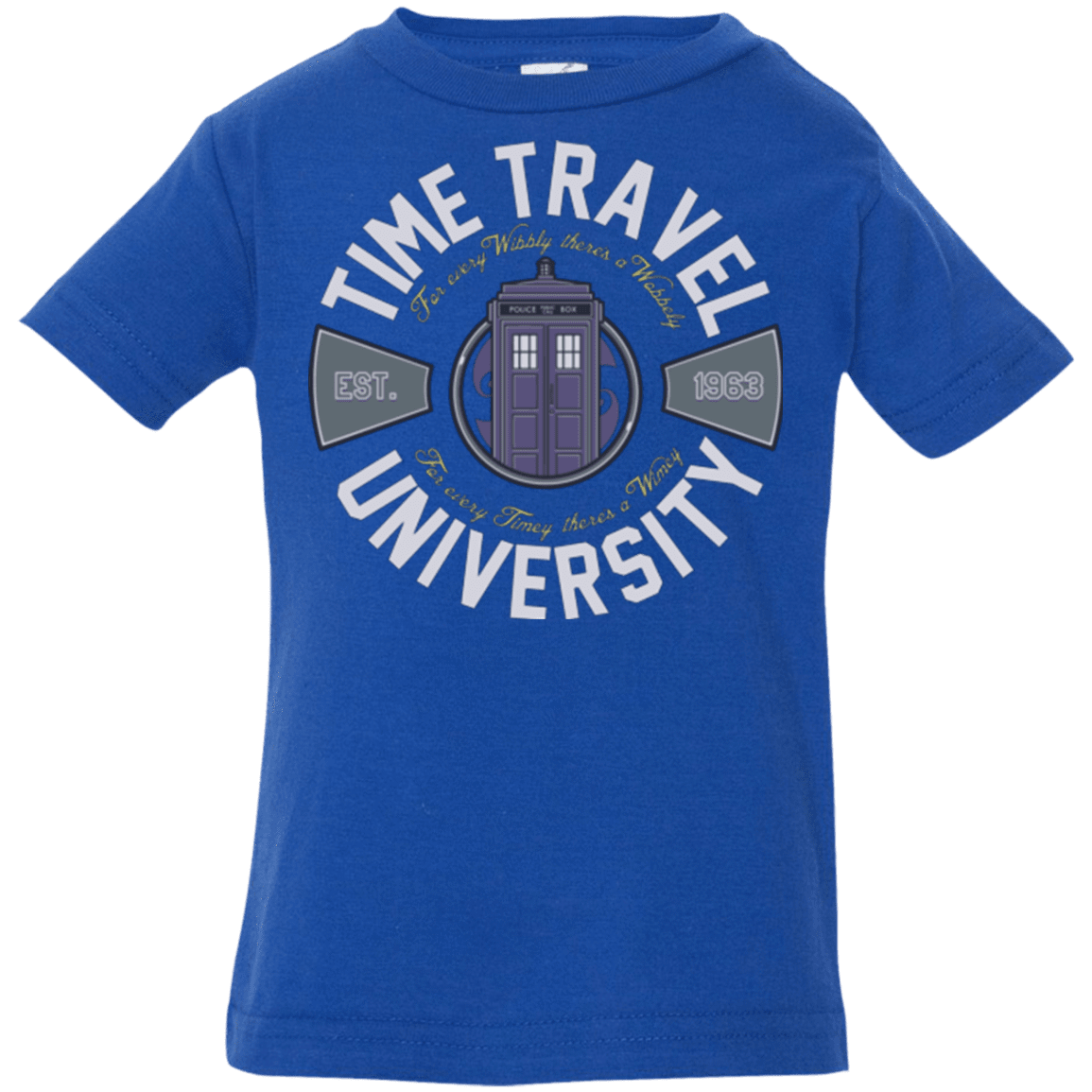 T-Shirts Royal / 6 Months Time Travel University Infant PremiumT-Shirt