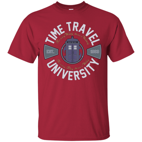 T-Shirts Cardinal / Small Time Travel University T-Shirt