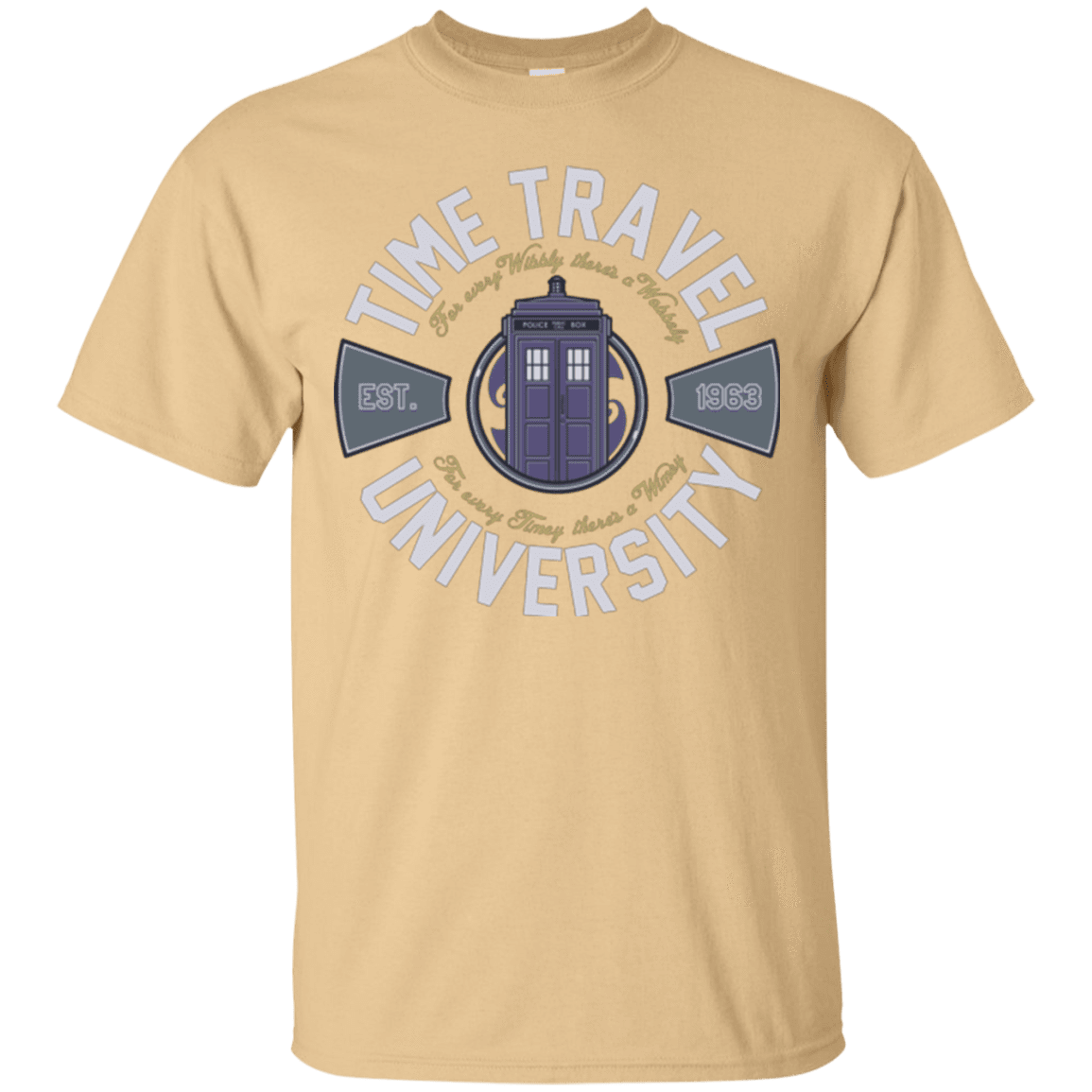 T-Shirts Vegas Gold / Small Time Travel University T-Shirt
