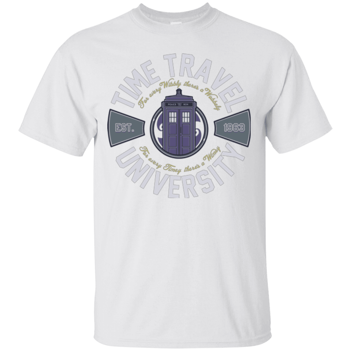 T-Shirts White / Small Time Travel University T-Shirt