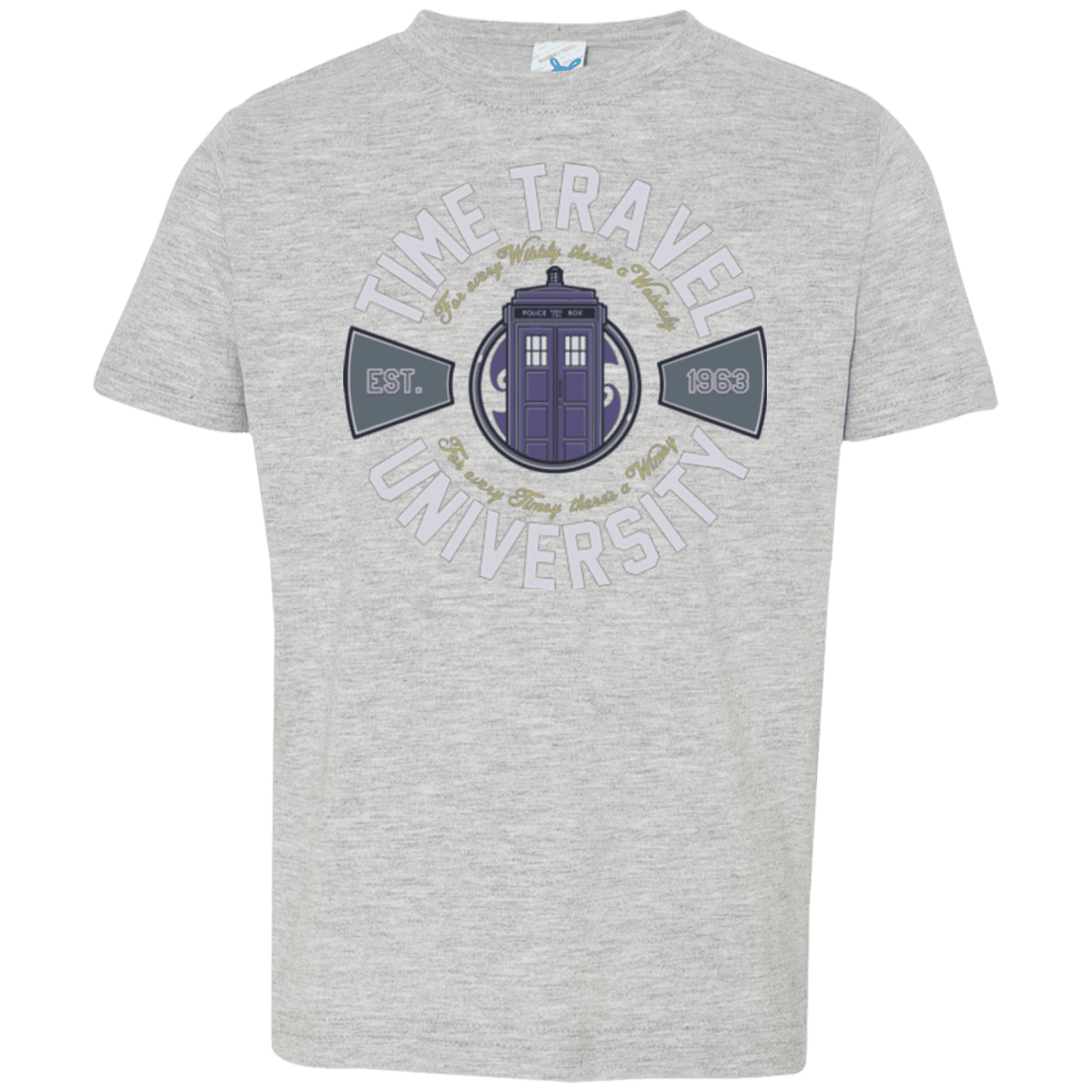 T-Shirts Heather / 2T Time Travel University Toddler Premium T-Shirt