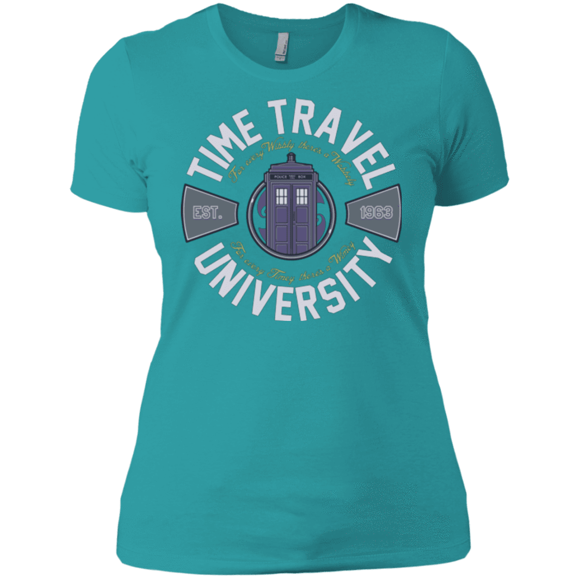 T-Shirts Tahiti Blue / X-Small Time Travel University Women's Premium T-Shirt
