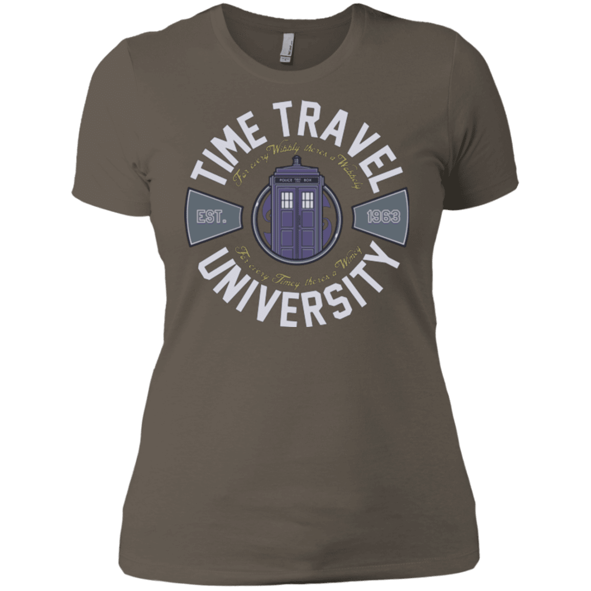 T-Shirts Warm Grey / X-Small Time Travel University Women's Premium T-Shirt