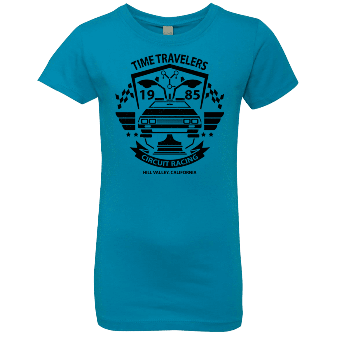 T-Shirts Turquoise / YXS Time Traveler Circuit Girls Premium T-Shirt