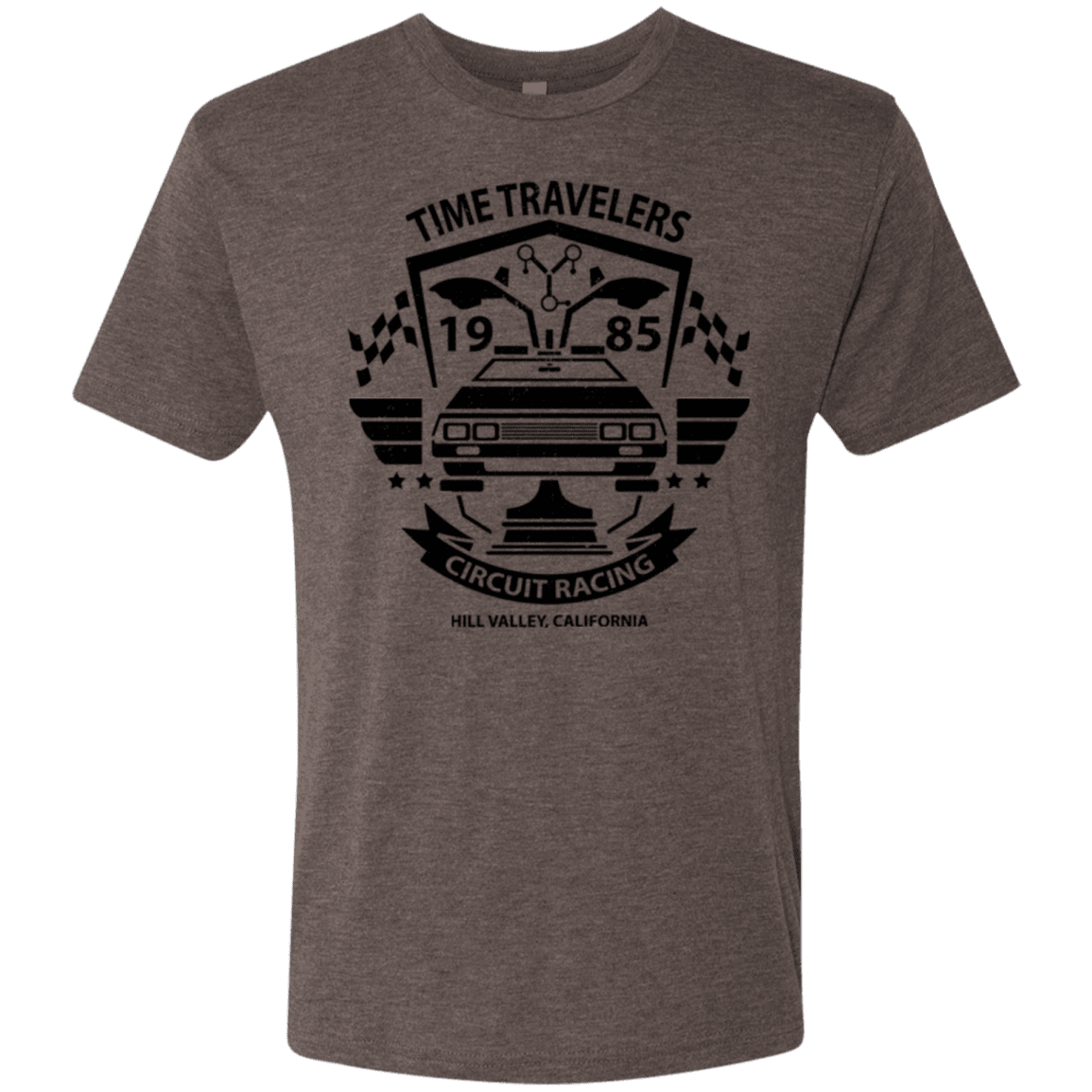 T-Shirts Macchiato / Small Time Traveler Circuit Men's Triblend T-Shirt