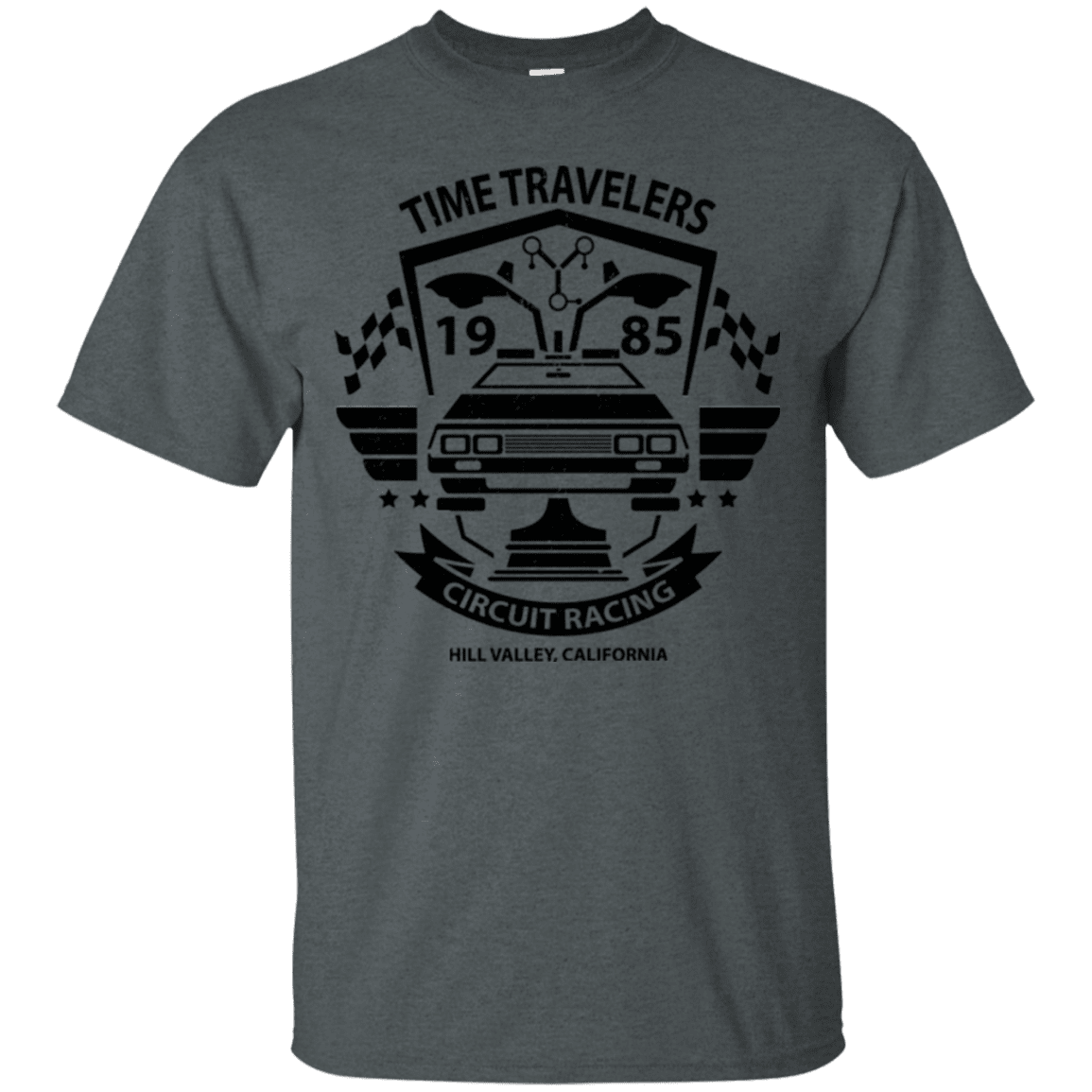 T-Shirts Dark Heather / Small Time Traveler Circuit T-Shirt