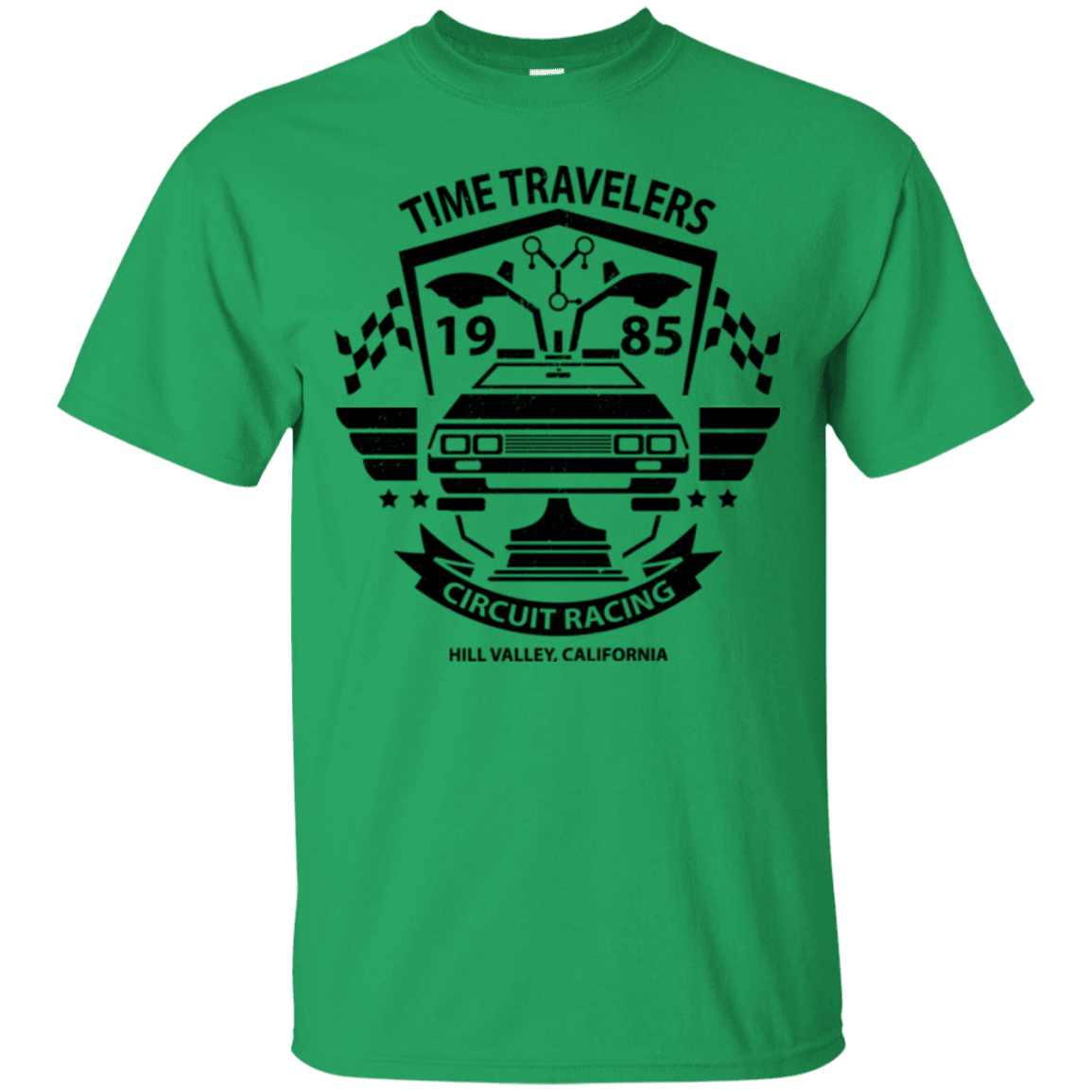 T-Shirts Irish Green / Small Time Traveler Circuit T-Shirt