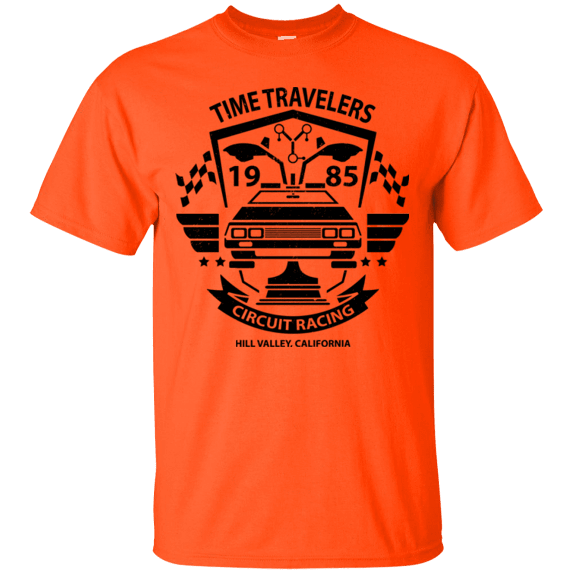 T-Shirts Orange / Small Time Traveler Circuit T-Shirt