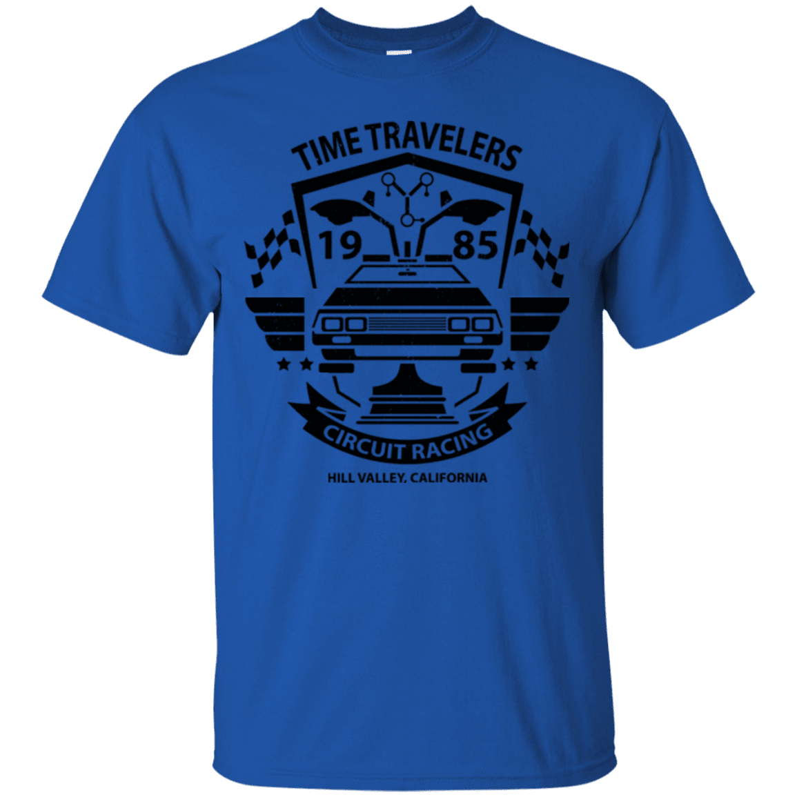 T-Shirts Royal / Small Time Traveler Circuit T-Shirt