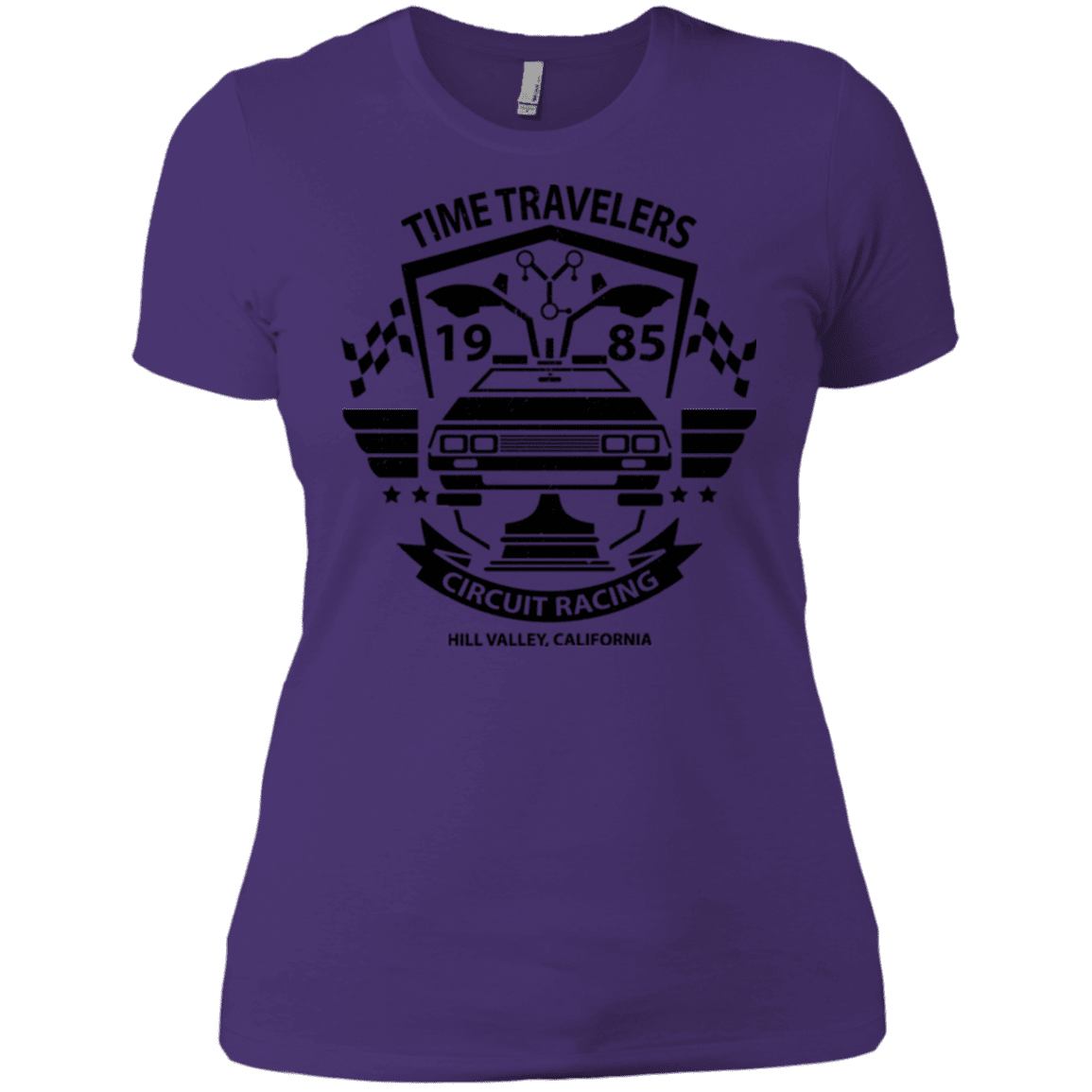 T-Shirts Purple / X-Small Time Traveler Circuit Women's Premium T-Shirt