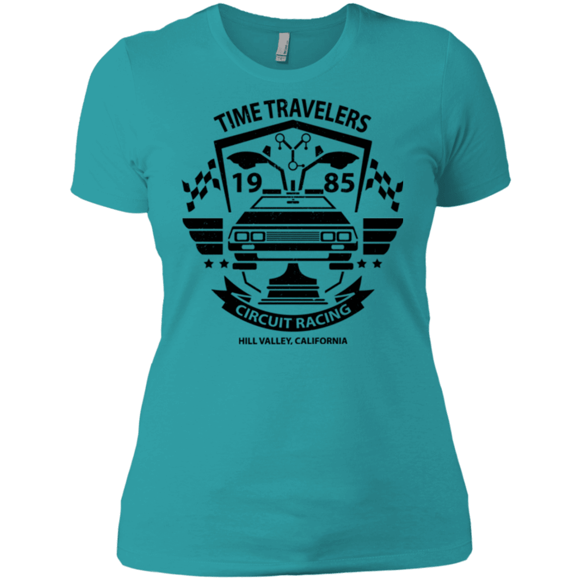 T-Shirts Tahiti Blue / X-Small Time Traveler Circuit Women's Premium T-Shirt