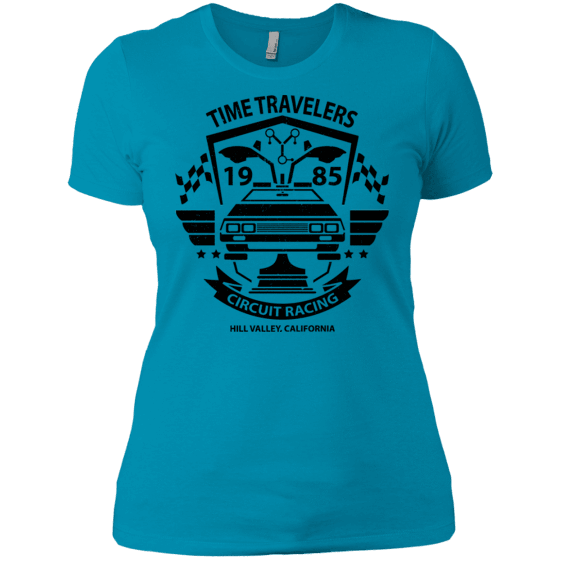 T-Shirts Turquoise / X-Small Time Traveler Circuit Women's Premium T-Shirt