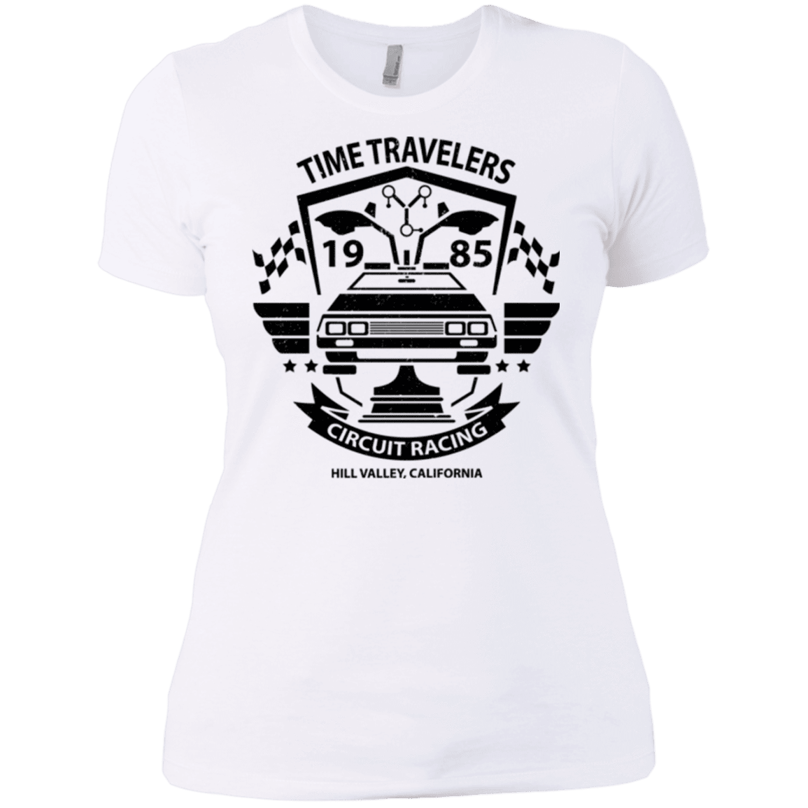 T-Shirts White / X-Small Time Traveler Circuit Women's Premium T-Shirt