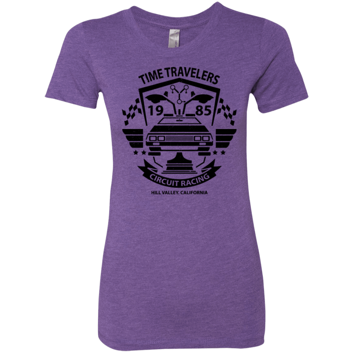 T-Shirts Purple Rush / Small Time Traveler Circuit Women's Triblend T-Shirt