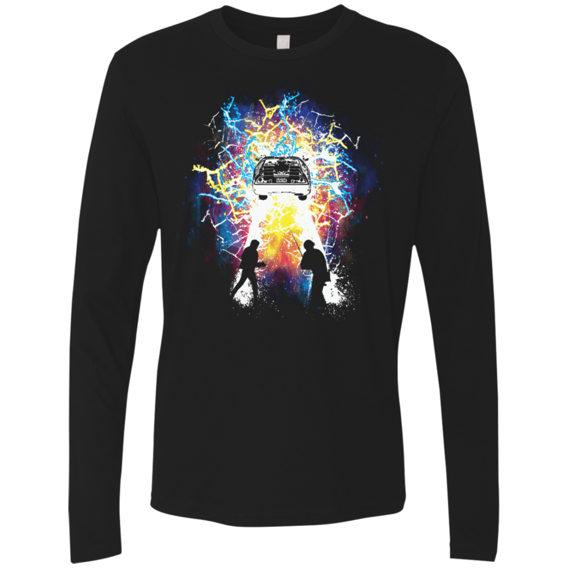 T-Shirts Black / S Time Travelers Men's Premium Long Sleeve