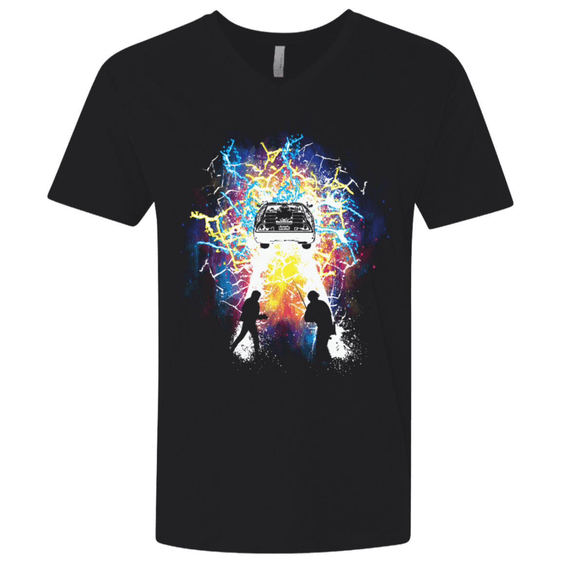 T-Shirts Black / X-Small Time Travelers Men's Premium V-Neck