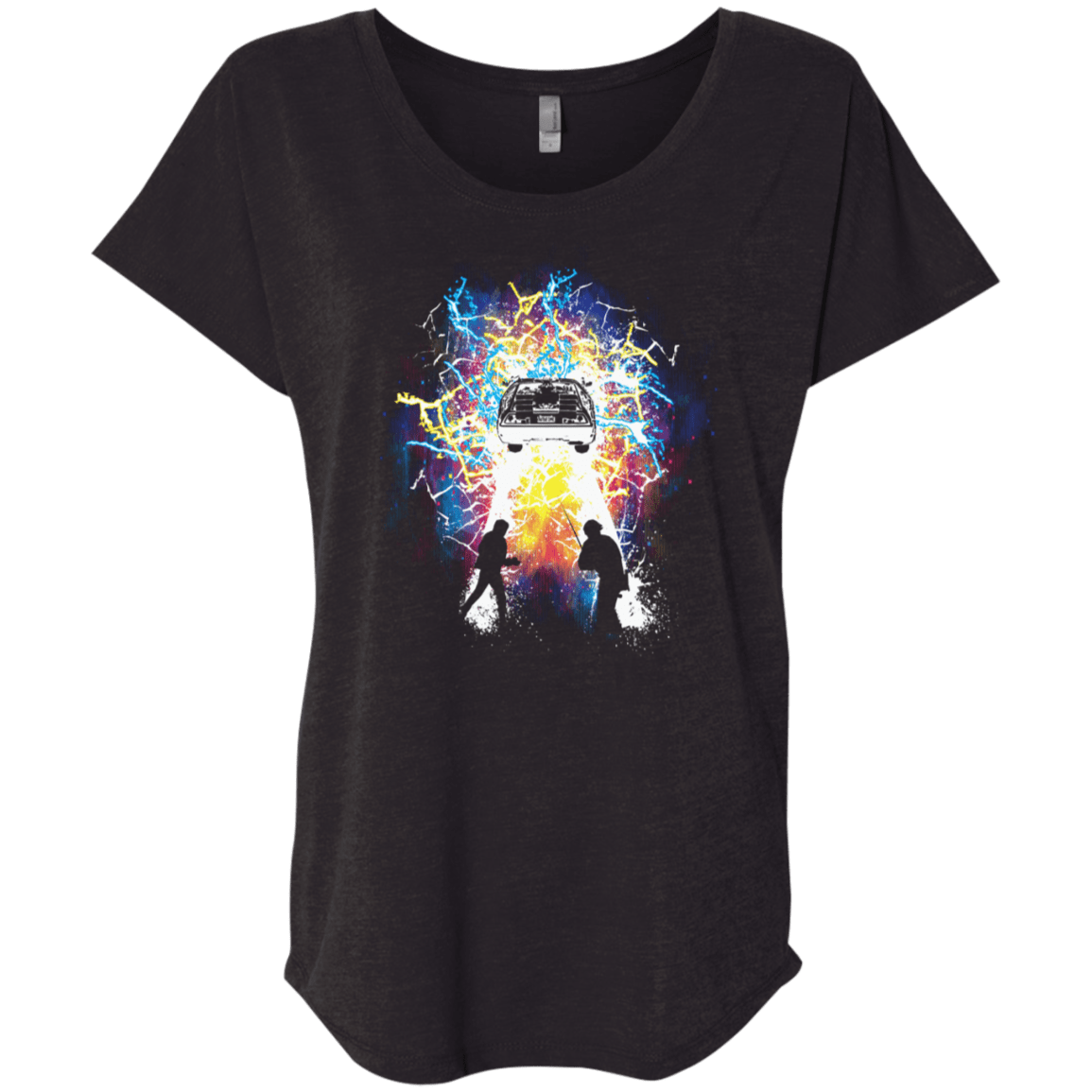 T-Shirts Vintage Black / X-Small Time Travelers Triblend Dolman Sleeve