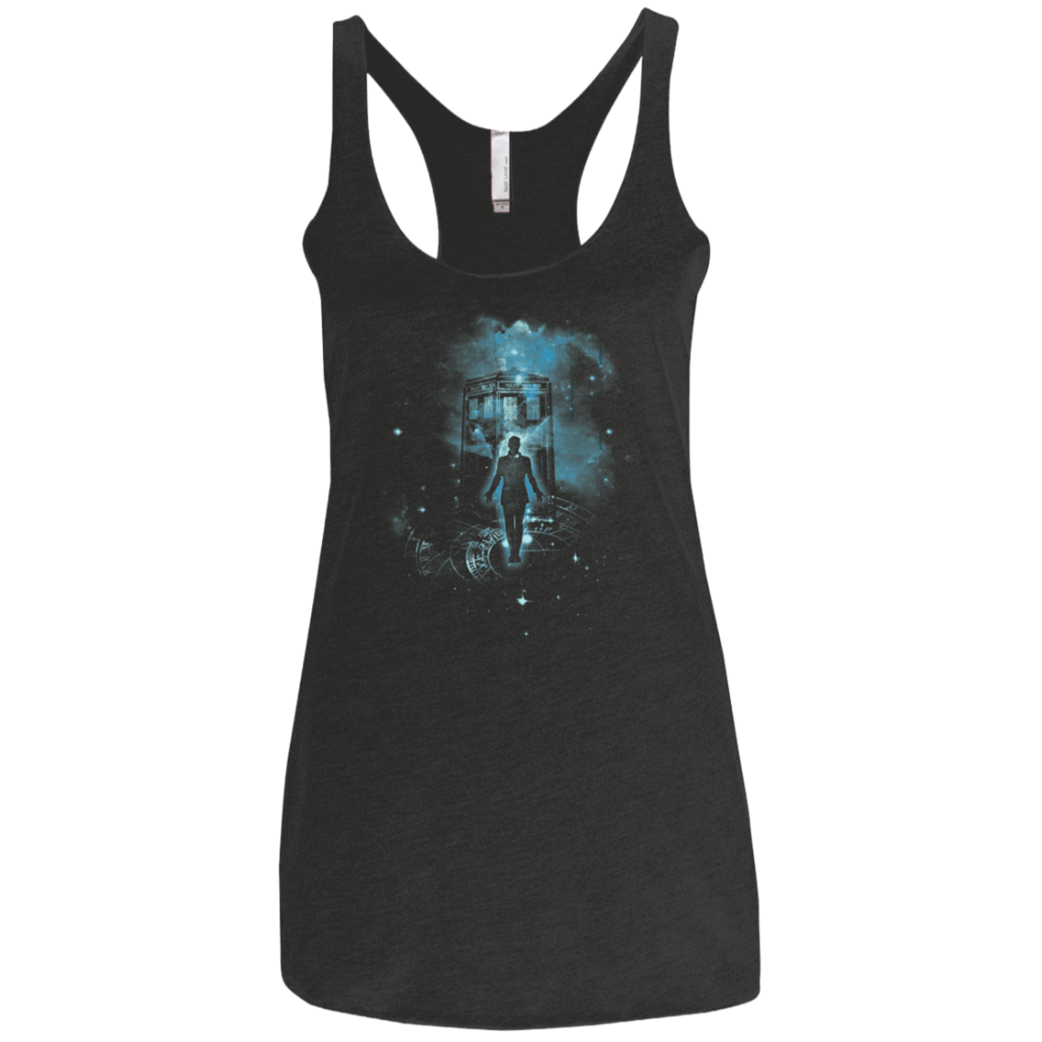 T-Shirts Vintage Black / X-Small Time Traveller Women's Triblend Racerback Tank