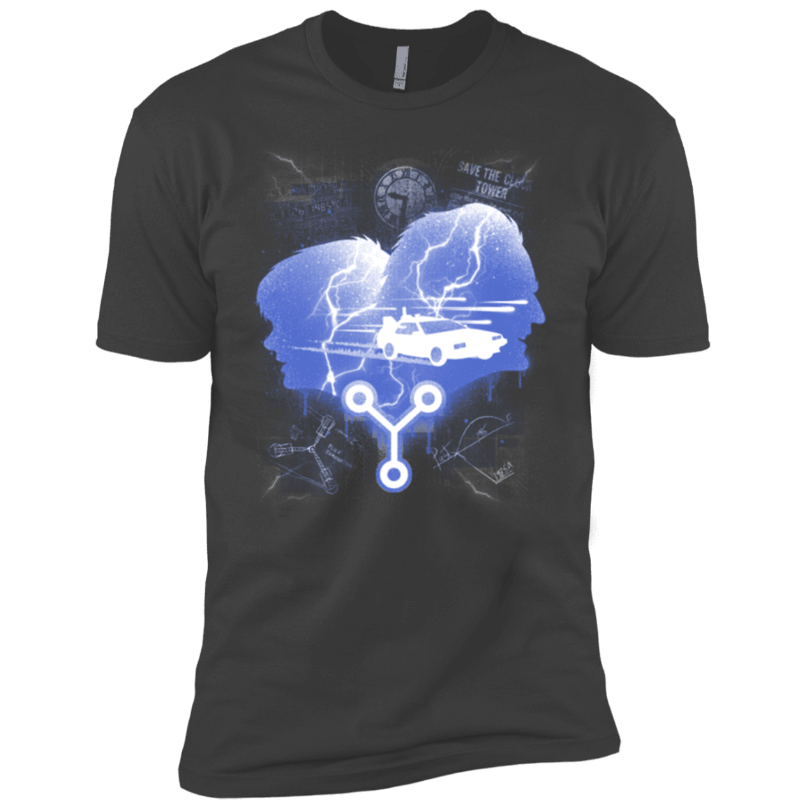 T-Shirts Heavy Metal / YXS Time Travellers Silhouette Boys Premium T-Shirt