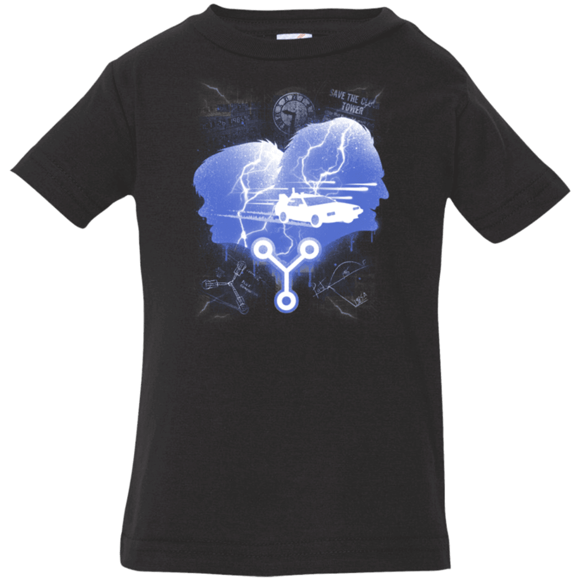 T-Shirts Black / 6 Months Time Travellers Silhouette Infant Premium T-Shirt