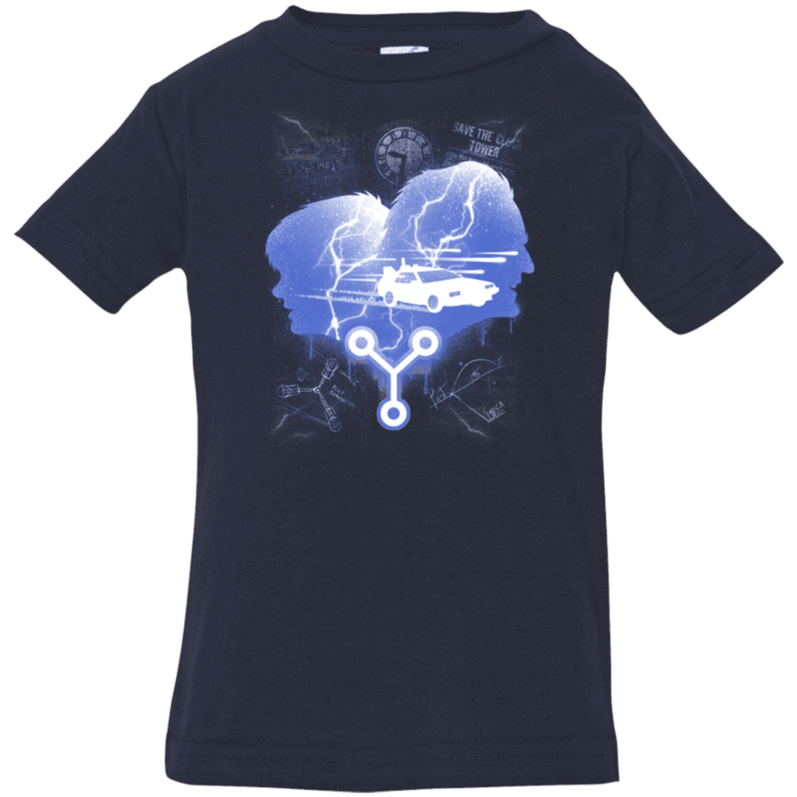 T-Shirts Navy / 6 Months Time Travellers Silhouette Infant Premium T-Shirt