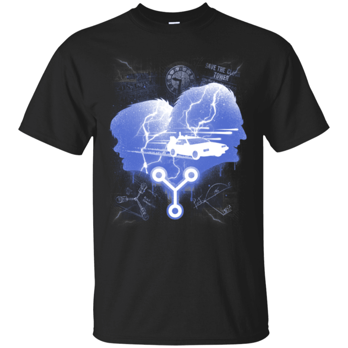 T-Shirts Black / Small Time Travellers Silhouette T-Shirt