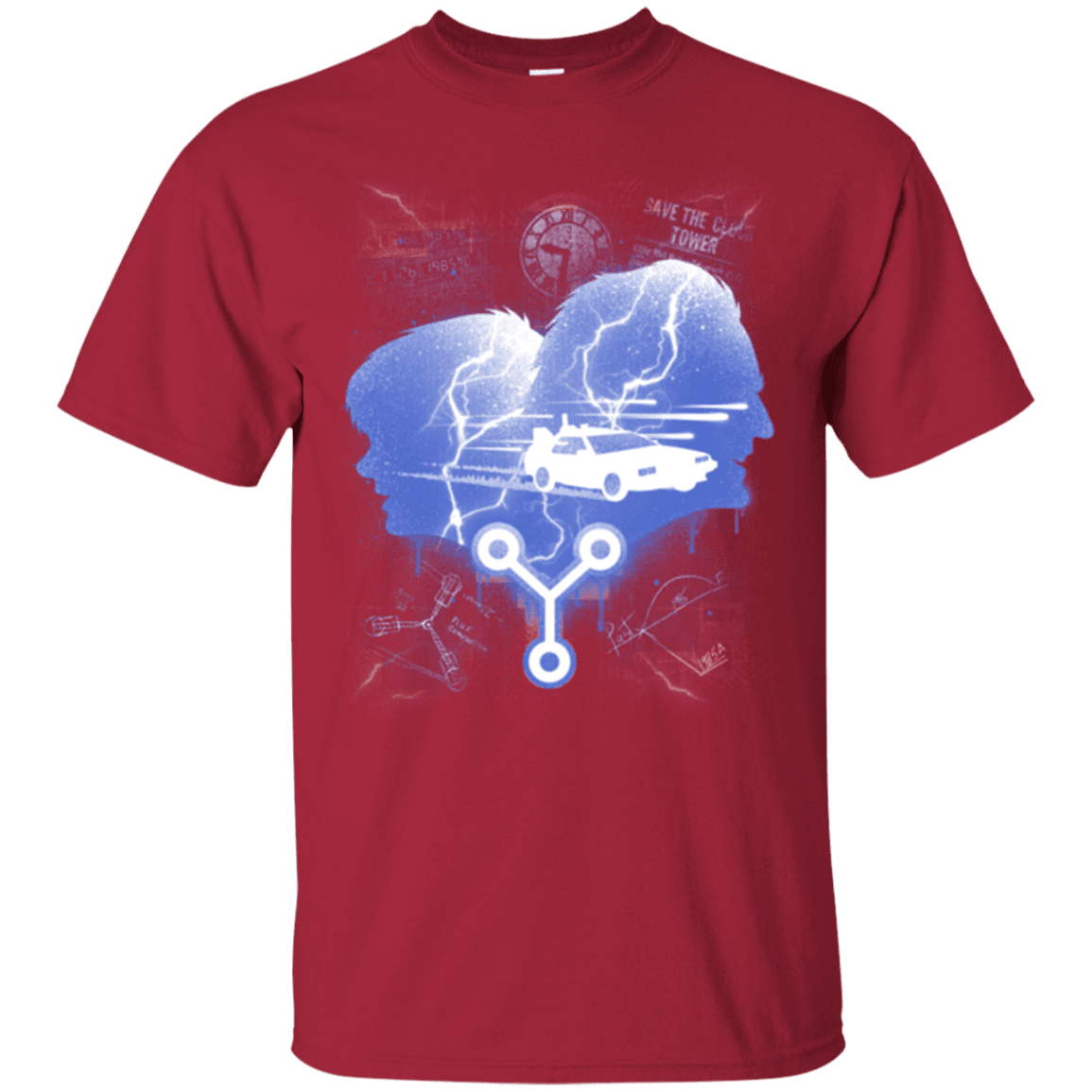 T-Shirts Cardinal / Small Time Travellers Silhouette T-Shirt