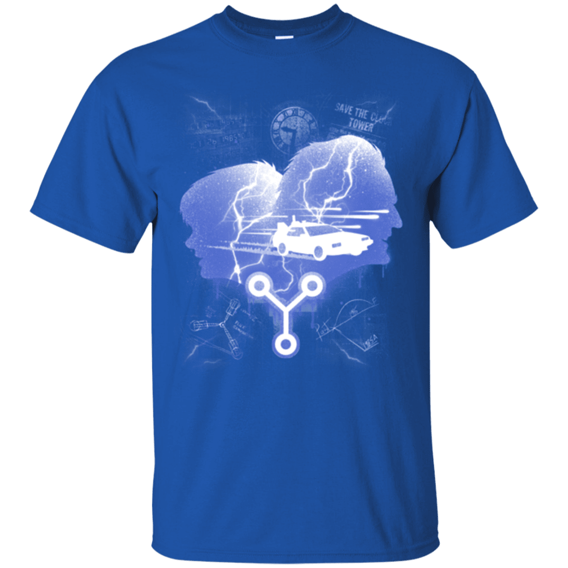 T-Shirts Royal / Small Time Travellers Silhouette T-Shirt