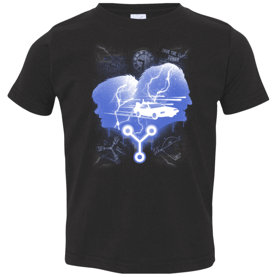 T-Shirts Black / 2T Time Travellers Silhouette Toddler Premium T-Shirt