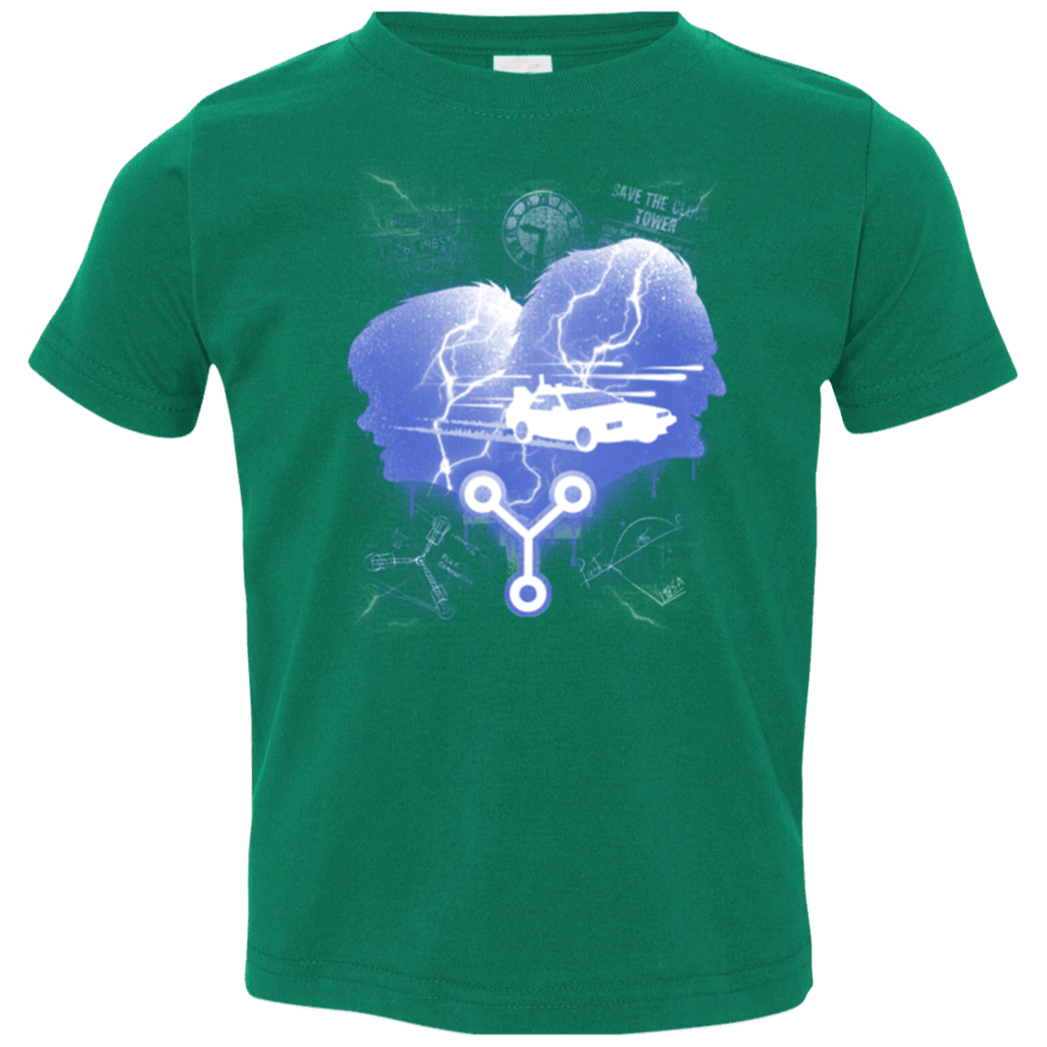 T-Shirts Kelly / 2T Time Travellers Silhouette Toddler Premium T-Shirt