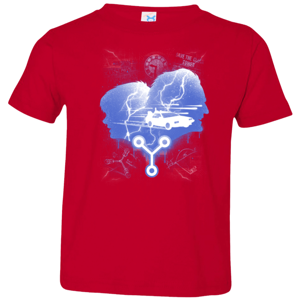 T-Shirts Red / 2T Time Travellers Silhouette Toddler Premium T-Shirt