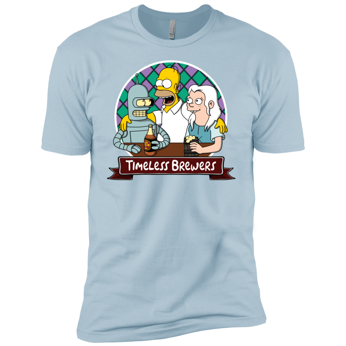 T-Shirts Light Blue / YXS Timeless Brewers Boys Premium T-Shirt