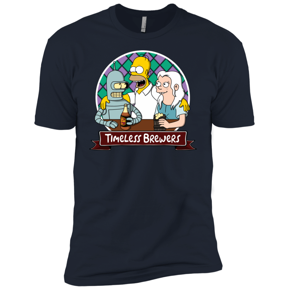 T-Shirts Midnight Navy / YXS Timeless Brewers Boys Premium T-Shirt