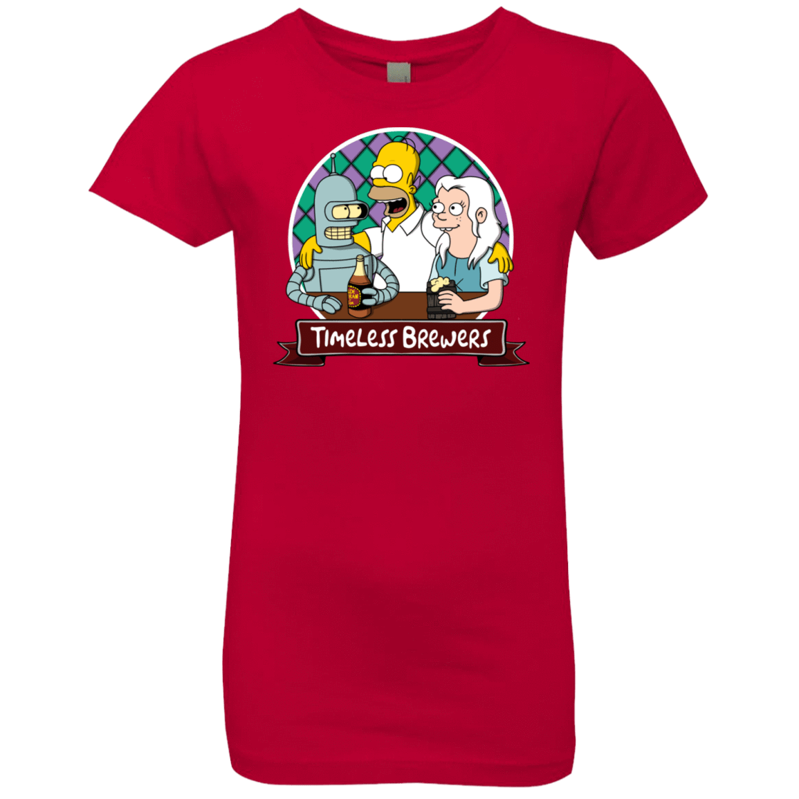 T-Shirts Red / YXS Timeless Brewers Girls Premium T-Shirt