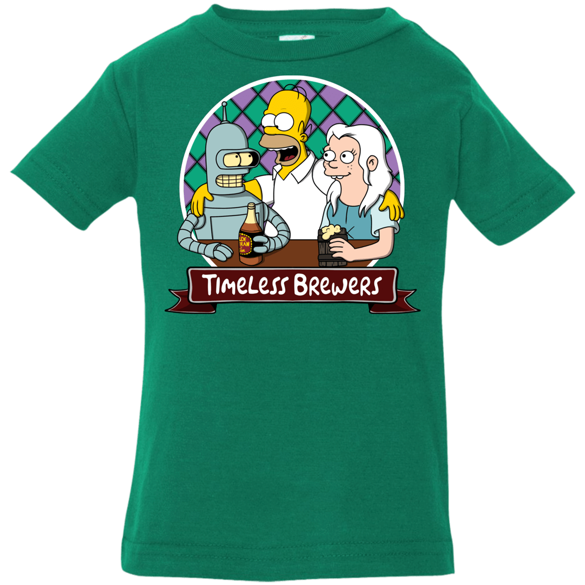 T-Shirts Kelly / 6 Months Timeless Brewers Infant Premium T-Shirt