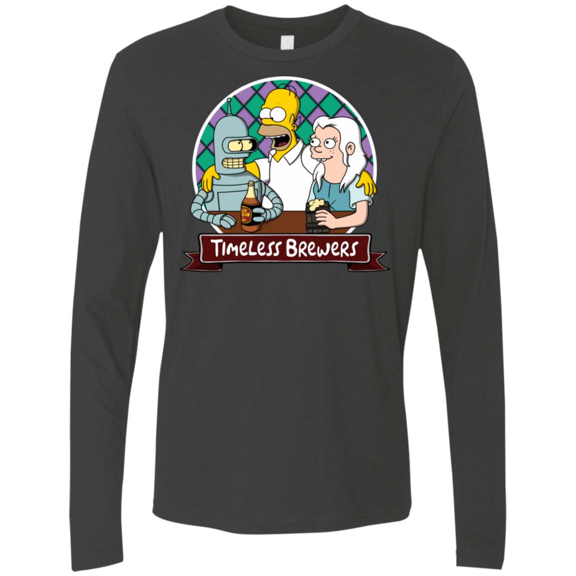 T-Shirts Heavy Metal / S Timeless Brewers Men's Premium Long Sleeve