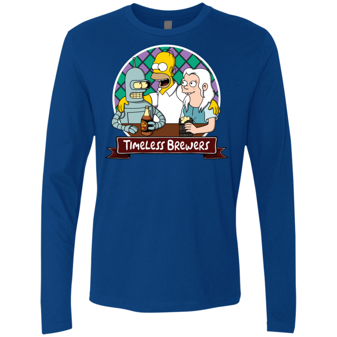 T-Shirts Royal / S Timeless Brewers Men's Premium Long Sleeve