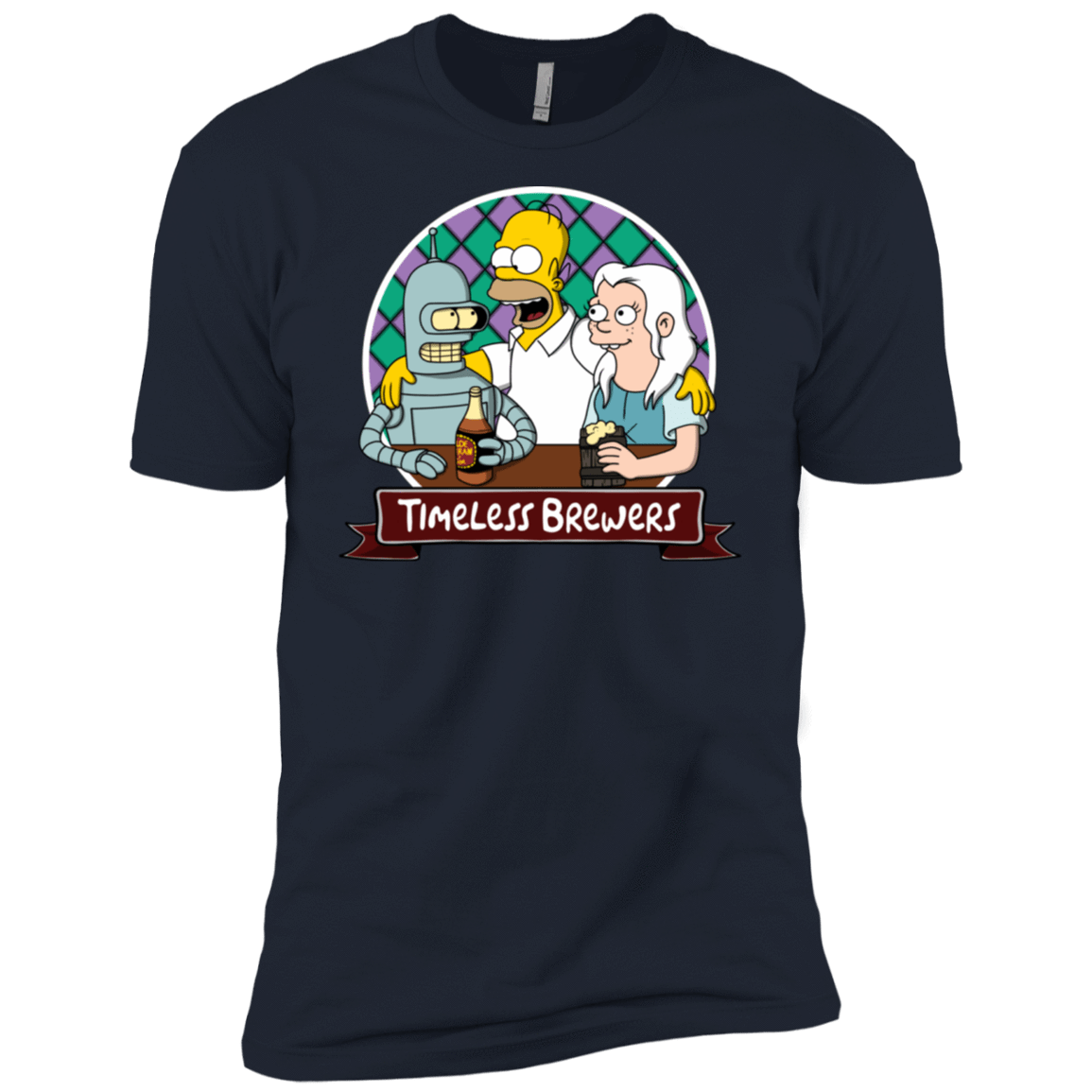 T-Shirts Midnight Navy / X-Small Timeless Brewers Men's Premium T-Shirt