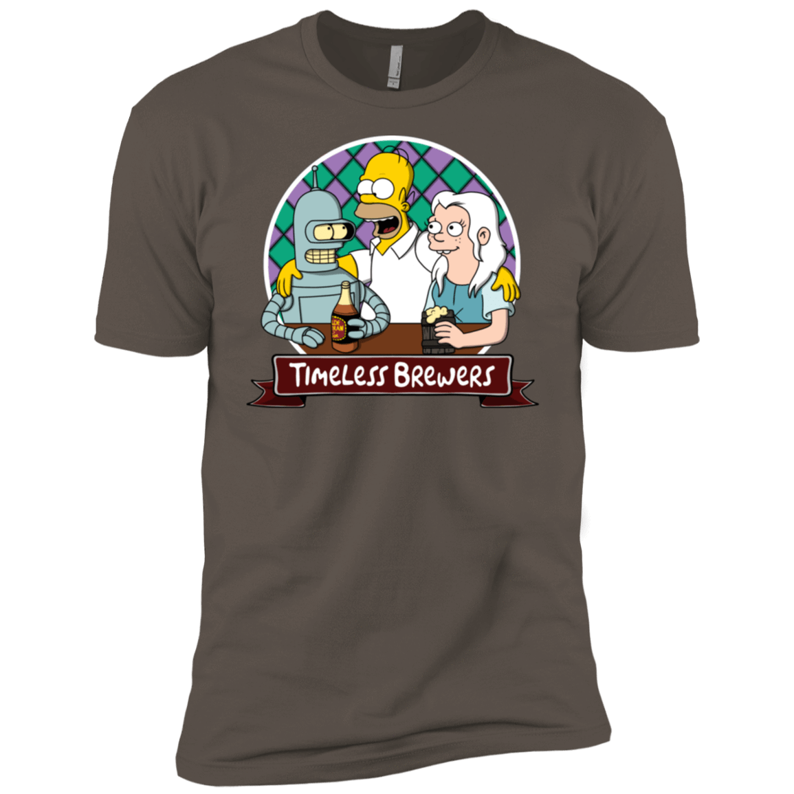 T-Shirts Warm Grey / X-Small Timeless Brewers Men's Premium T-Shirt