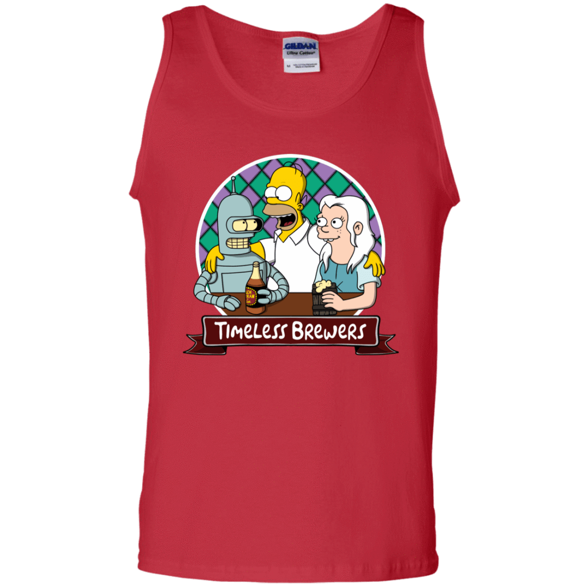 T-Shirts Red / S Timeless Brewers Men's Tank Top